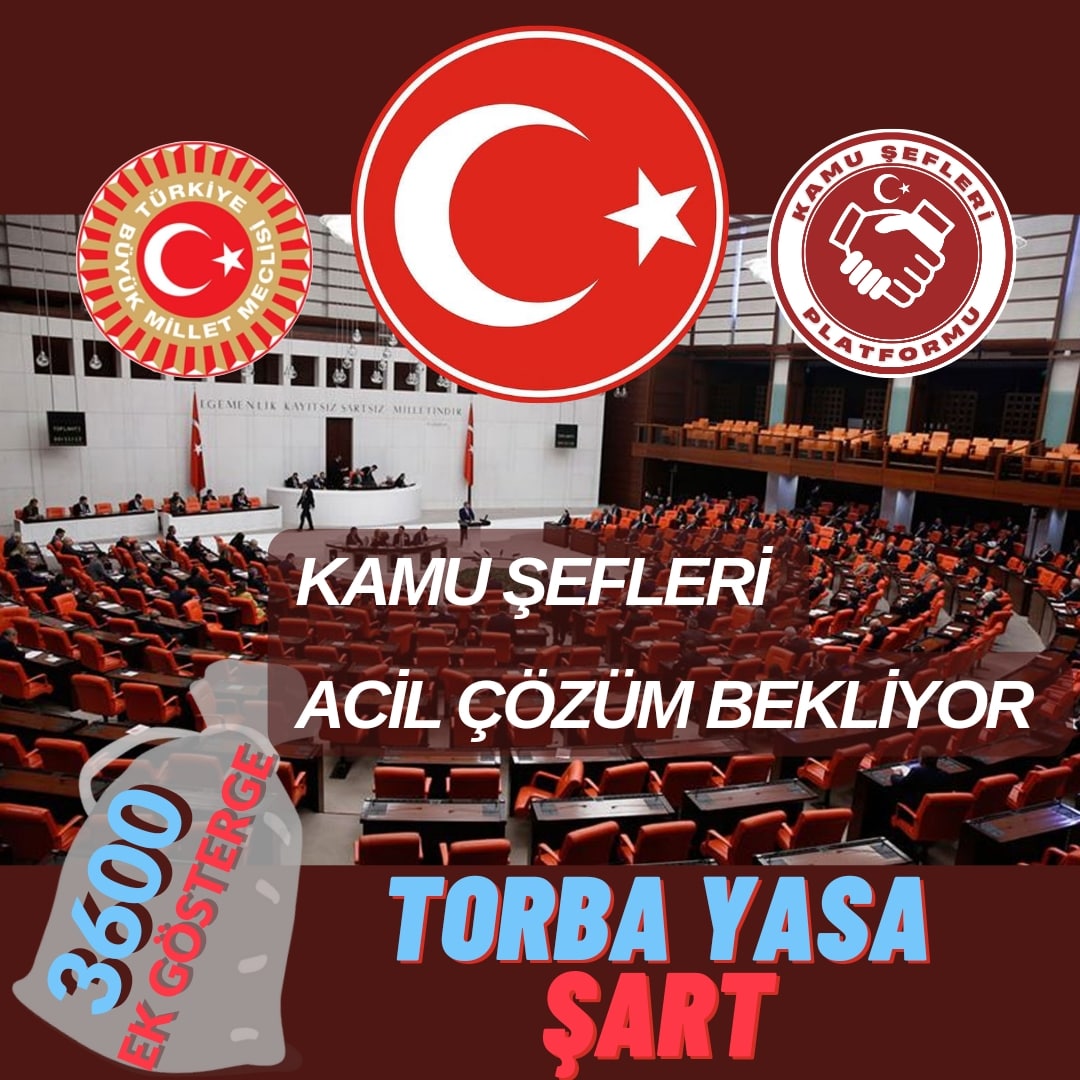 KamuSefleri's tweet photo. Yönetici #KamuŞefleri nin hakkı olan olan 3600 Ek Gösterge verilmeli mağduriyetleri giderilmelidir.
Kamu Şefleri Torba Yasadan Çıkacak 3600 Ek Gösterge Müjdesi İçin Gözü Kulağı TBMM de.
@tcbestepe @RTErdogan @vedatbilgn @mustafaelitas @Mustafa_Destici @yilmaztunc @AvOzlemZengin https://t.co/ZZvGlPpeAG