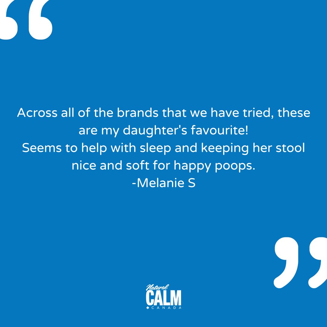 NaturalCalmCA's tweet photo. Across all of the brands that we have tried, these are my daughter's favourite!
Seems to help with sleep and keeping her stool nice and soft for happy poops.
-Melanie S #naturalcalm #magnesium #gummies #poop #kids #magnesiumgummies #health https://t.co/AqNfQNCyml