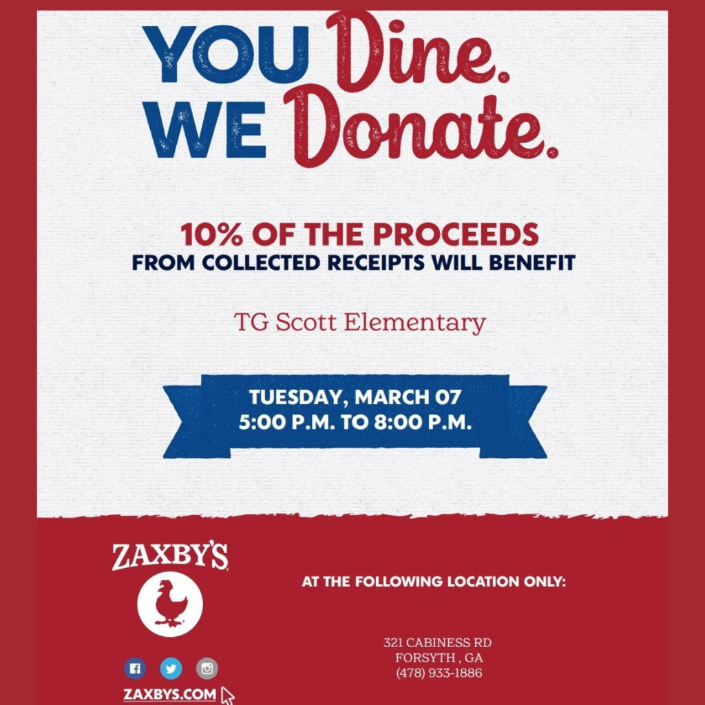 TGScottElem's tweet photo. These kiddos are so excited about Zaxby's Spirit Night tonight! Our special guest today had lots of adoring fans, and we've got some 5th graders excited to compete for wing eating champion! Hope to see everyone there! #tgscottelementary #zaxbys #spiritnight #wingeatingcontest https://t.co/v3wnX81GWS