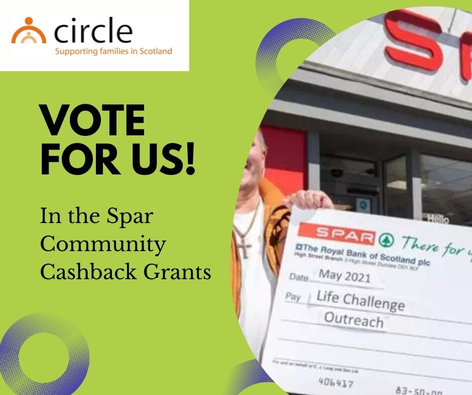 CircleScot's tweet photo. Would you like to support our charity, but you aren’t able to give a financial gift right now? Then we would be so grateful if you could give just a few minutes of your time instead.

You can vote for us in the Spar Community Cashback initiative 
https://t.co/NWQK8rPgAx https://t.co/7I5TWIyjIW