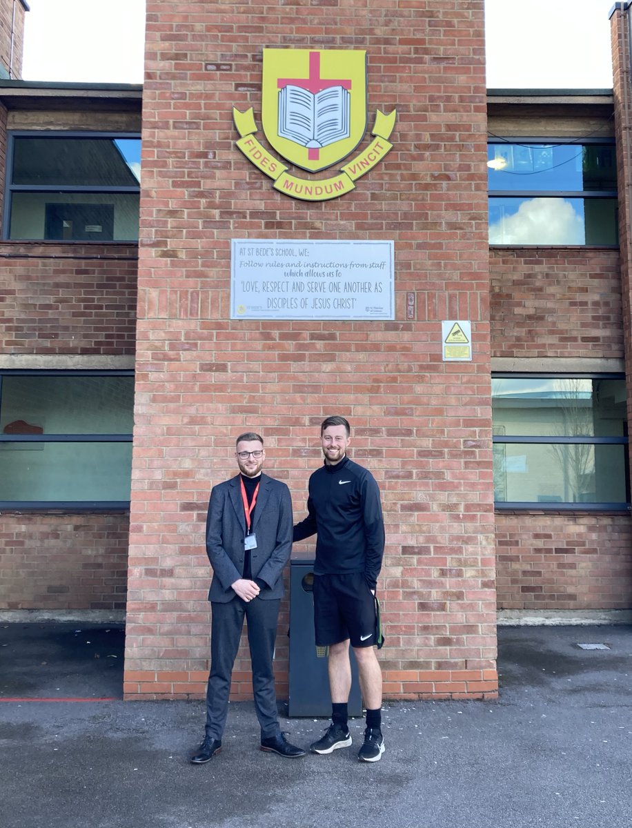 We welcomed ex student Andy Barraclough back today to speak to Year 7 for #NCW2023 Andy gave our students some great advice, including 'be positive and you will get positive back'. Andy now works as a professional Master of Ceremonies! <a href="/StBedes_Academy/">St Bede's Catholic Academy Scunthorpe</a>