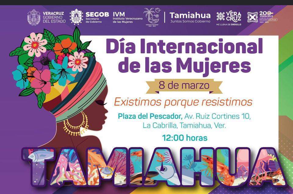 “Este 7 de marzo en la #PlazaDelPescador, se realizará una expo artesanal y gastronómica en el marco del #DiaInternacionalDeLaMujer, donde integrantes del @VeracruzIVM nos acompañará a lo largo del día” expresó la Alcaldesa de #Tamiahua @LupitaRdzTorres. #TeEsperamos #NoFaltes
