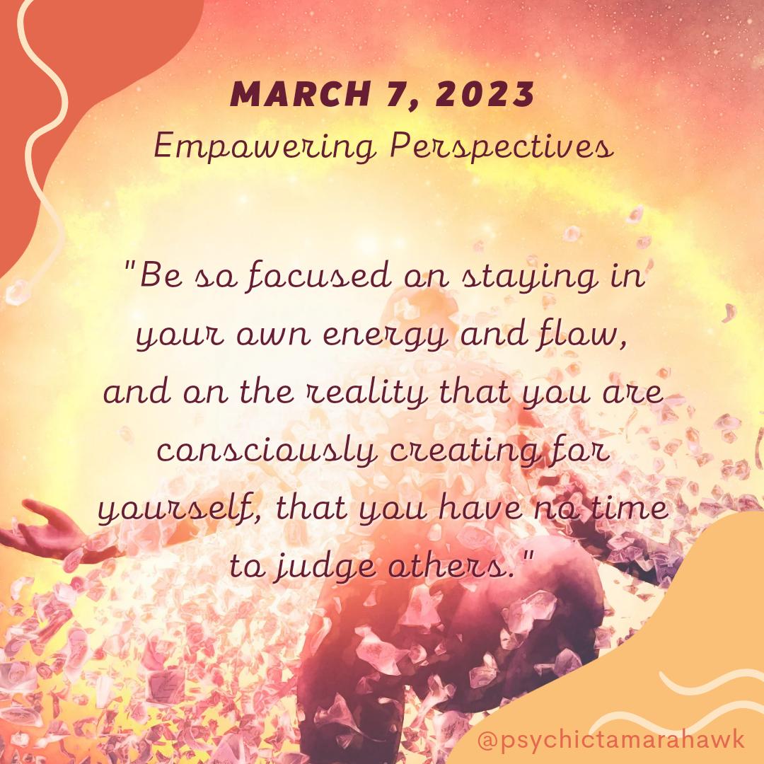 tamarahawk's tweet image. Stay in your own flow 🌊💖🌟
#gowiththeflow #judgmental #consciousness #createyourreality #wordstoliveby #dailyquotes #dailyinspiration #WordsofWisdom #LifeLessons #positivequotes #tamarahawk