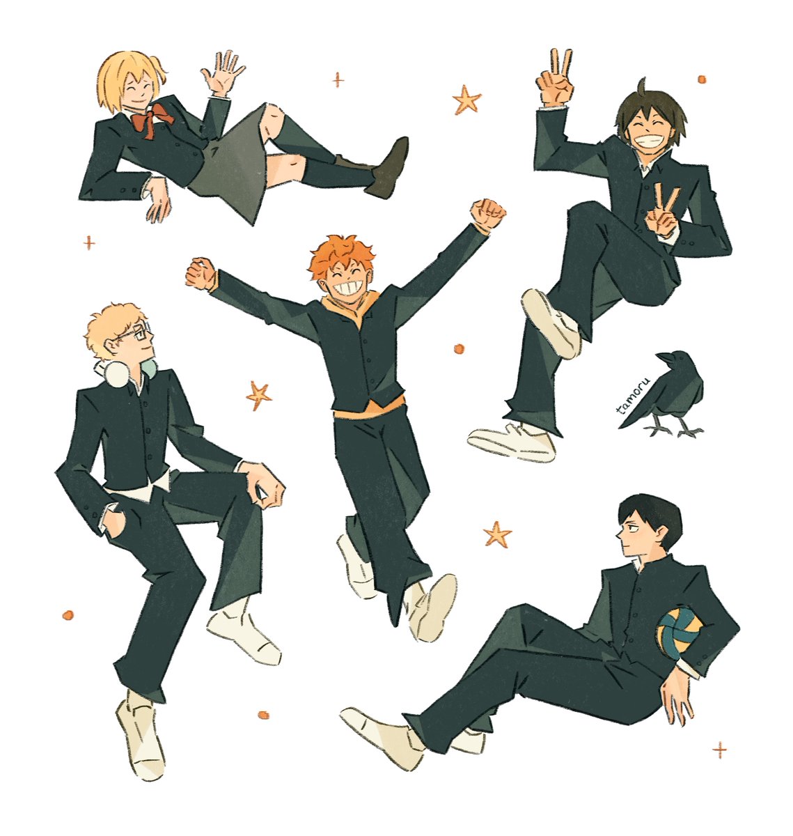 baby crows
#haikyuu