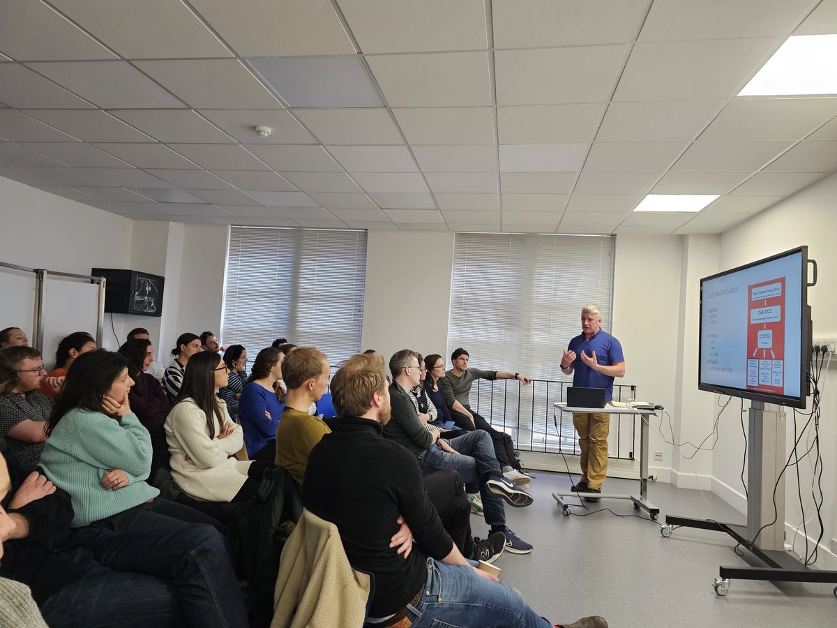 WOSART - Stage 3 Teaching (@nwosart) on Twitter photo Drs Keir and O'Sullivan on prehospital resuscitation and damage control Anaesthesia...
@EMRSscotland <a href="/fin_0sullivan/">Fin O'Sullivan</a> Drs Keir and O'Sullivan on prehospital resuscitation and damage control Anaesthesia...
@EMRSscotland <a href="/fin_0sullivan/">Fin O'Sullivan</a>