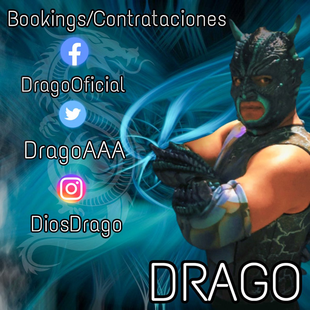JuyaseeP's tweet photo. For international bookings you can contact @DragoAAA at any of his social media accounts..he will also be in L.A. for wrestlecon week and is available for events https://t.co/qvLDTZl0tj