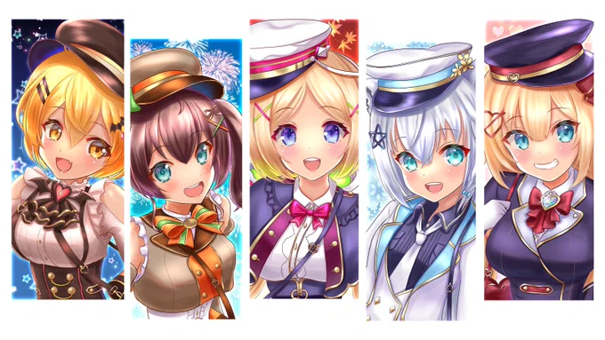 #今までで作画カロリーMAXの作品上げようぜ人数多くてその人の要素を詰め込みまくったり、あとは単純にライブ衣装だったりすると高カロリーになりがち 