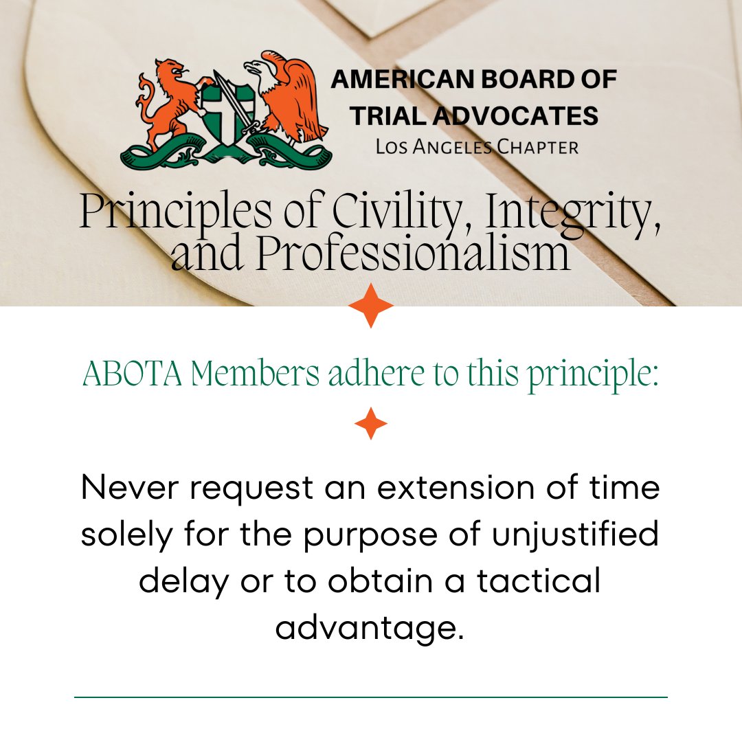 la_abota's tweet photo. #civility #integrity #professionalism #lawyers Learn more: https://t.co/wsyuVoepq4 https://t.co/RuB2uLYGBa