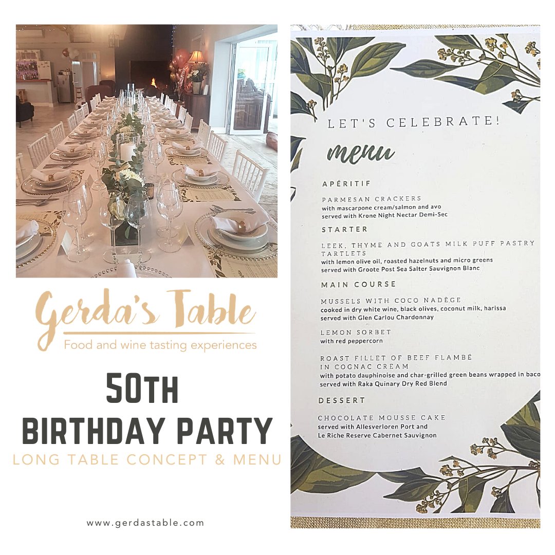 TableGerdas's tweet image. Our long table concepts are celebrated as a huge success by our clients.  Our menus always go down a treat, and we always receive rave reviews about the food served.

Book your Winter Long Table Event with us on the West Coast.

073 319 5102 #longtable #westcoastcatering