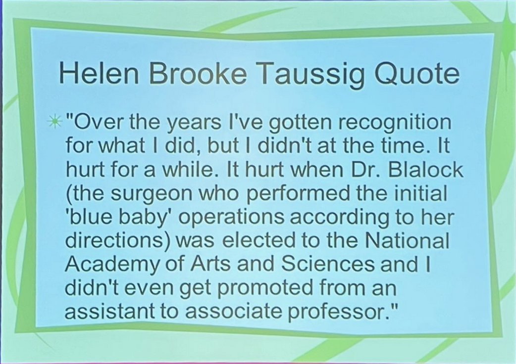 Keila Lopez MD, MPH 🫀 (@drkeilalopez) on Twitter photo This quote is fr the mother of my field - pediatric cardiology (our field wouldn't exist in the way that it does today w/o her). It speaks volumes of how far women in med have come....& how far we have yet to go, especially for URMs. #paygap #promotion #WIC <a href="/WomenAs1/">Women As One</a> #MedTwitter This quote is fr the mother of my field - pediatric cardiology (our field wouldn't exist in the way that it does today w/o her). It speaks volumes of how far women in med have come....& how far we have yet to go, especially for URMs. #paygap #promotion #WIC <a href="/WomenAs1/">Women As One</a> #MedTwitter