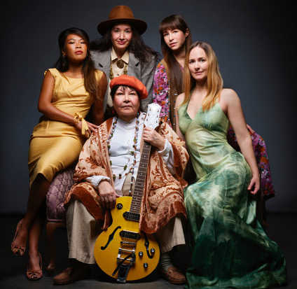 Joni and her younger selves, in a 5-actor non-linear 'theatrical collage' of the legendary artist. Joni Mitchell: Songs of a Prairie Girl at <a href="/Theatre_Network/">Theatre Network</a>. 12thnight catches up with creator/director Jim Guedo for this PREVIEW:  bit.ly/3Je7zQE #yegtheatre #yegarts #yeg