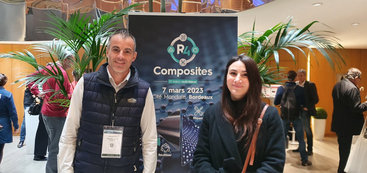 Connaissez-vous #R4Composites ?
𝗥𝟰 comme 𝗥éduire, 𝗥éparer, 𝗥éutiliser, 𝗥ecycler - 
LE nouveau rendez-vous de l'économie circulaire des composites ♻
Ce 7 mars, nos experts parlent innovations au profit d’une industrie éco-responsable : 
👉 lnkd.in/eF5QnAib