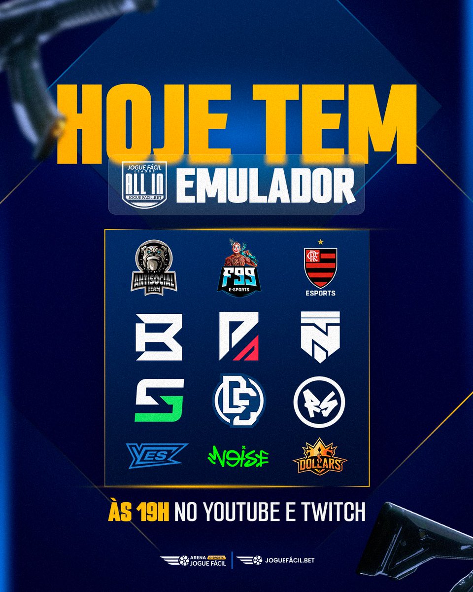 popsgg_'s tweet image. DIA DECISIVO PARA OS EMULADORES!

Acabou a espera, acabou a ansiedade! O grande dia da nossa final chegou para os emuladores.

É hoje, as 19h00. Esperamos por você!

Animado para ver a sua equipe no pódio de campeão?

📺 twitch.com/ajfleague
📺 youtube.com/@AJF_LEAGUE