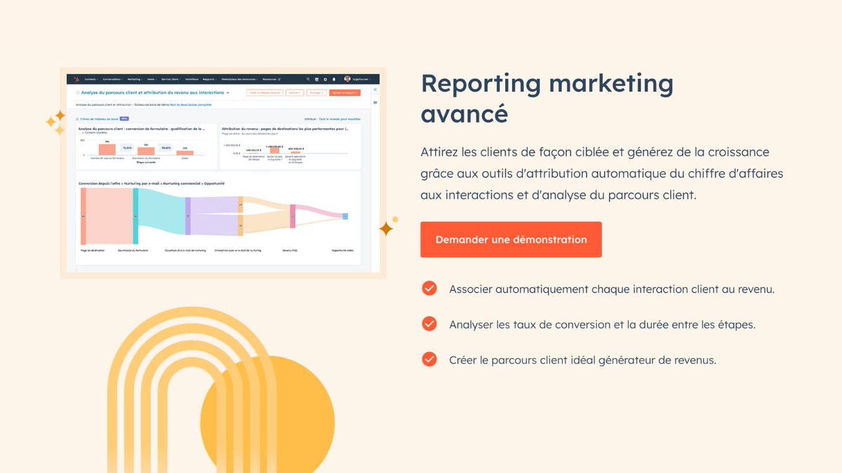 💥 Découvrez le nouvel outil de #reporting #marketing avancé de HubSpot !

✅ Centralisez vos données afin d'offrir une meilleure expérience #client et de prendre des décisions budgétaires éclairées. 🤩

👀 Consultez l'outil ici : hubs.la/Q01DNnpl0

#budget #startegy