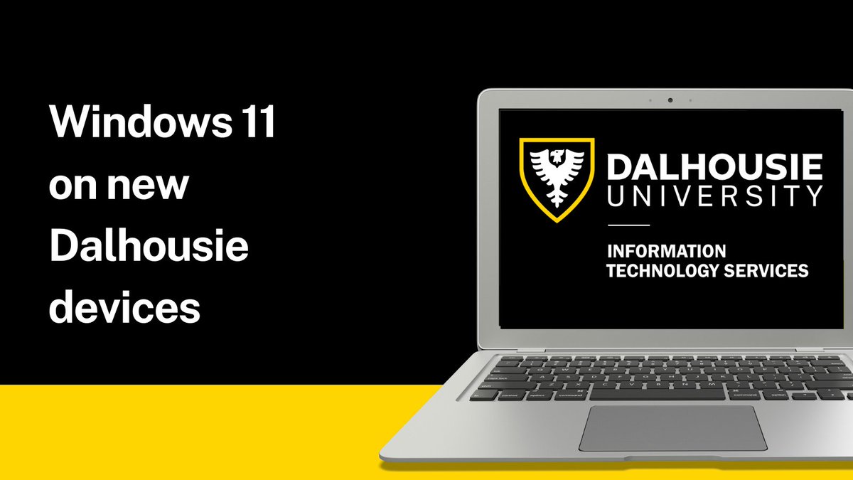 ITS advises that all new standard laptops and desktops purchased through Dalhousie Computer Purchases will come with Windows 11 as the operating system as of March 20, 2023.  🖥️⌨️
 
Contact support@dal.ca if you have any questions. 
#DalhousieU #DalhousieUniversity