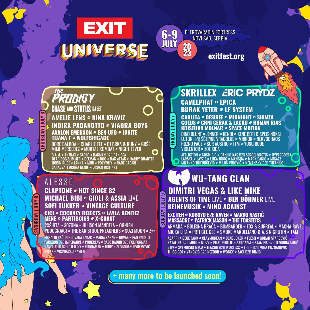 Exit Festival 2024 lineup