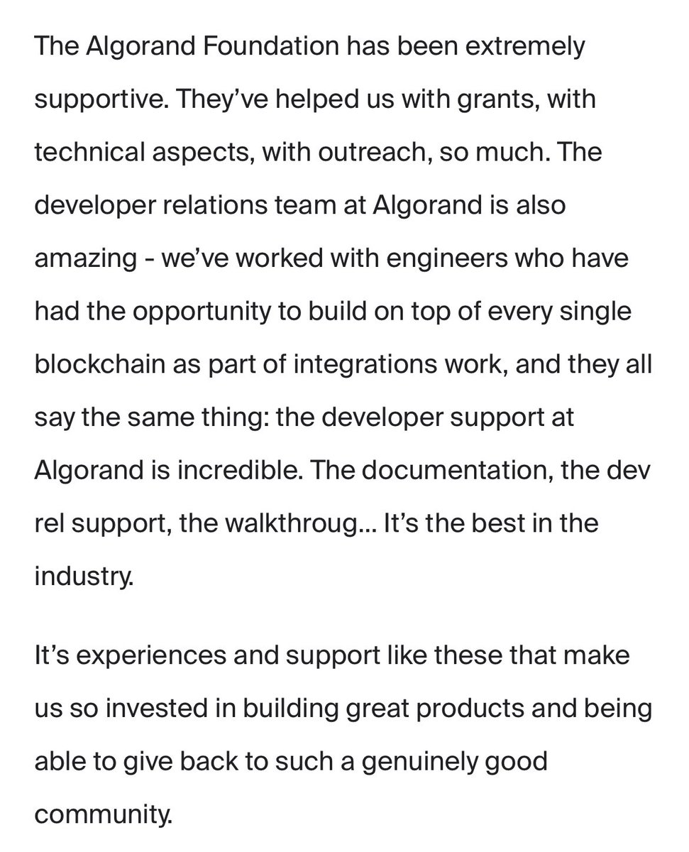 0xprimdotfun's tweet photo. I don’t believe AF gets to distance themselves completely if the website contains an interview with the co-founder of Rand Labs stating that the Foundation has literally helped Rand Labs with “technical aspects.” https://t.co/Ck04sNBTpD