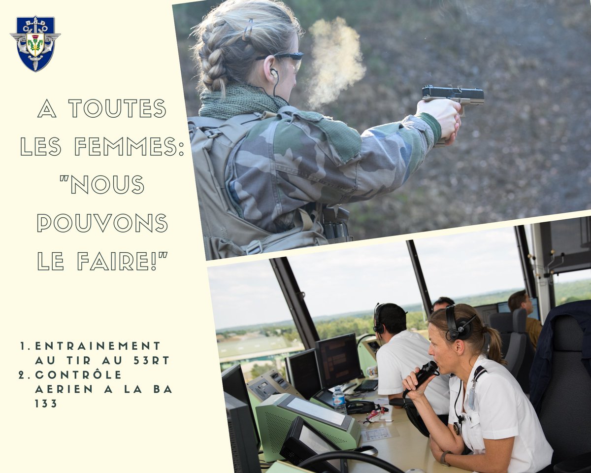 Les femmes de la #bddnancy sont sur tous les fronts!
Au Ministère des Armées, les femmes bénéficient des mêmes règles d'équité et de salaire que leurs camarades masculins. Seuls juges: la compétence et le mérite.
🆙 8,6% des militaires déployés en opéx sont des femmes.