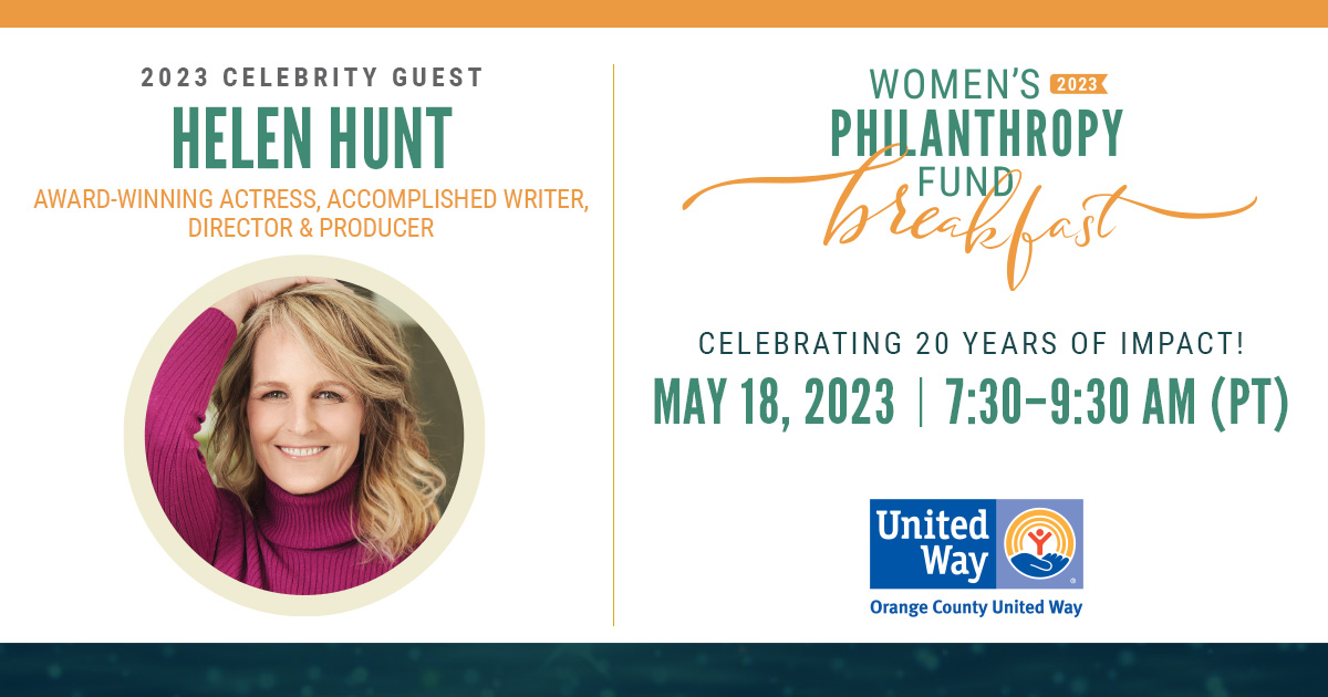 unitedwayoc's tweet photo. The Women's Philanthropy Fund Breakfast is the OC’s ultimate community-impact breakfast and has raised millions of dollars over the years to support local programs and services that empower at-risk OC families.

Register here: https://t.co/JvCk9lUPkH

#WPFbreakfast #TheOCWay https://t.co/zxHDmGUWD2
