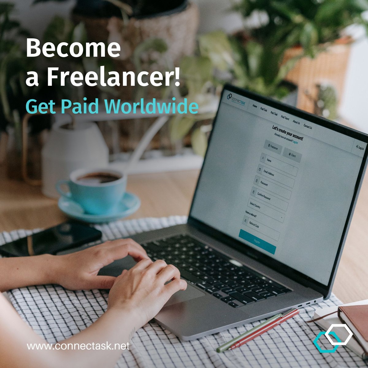connectask_'s tweet photo. Complete your profile as a Freelancer, select and bid on the best task that matches your experience &amp; cash out your money in USD wherever you are!

You are a few steps away from endless opportunities!

📲 Sign Up as a Freelancer on https://t.co/1UR89Q438w https://t.co/kAbSGUv4P4