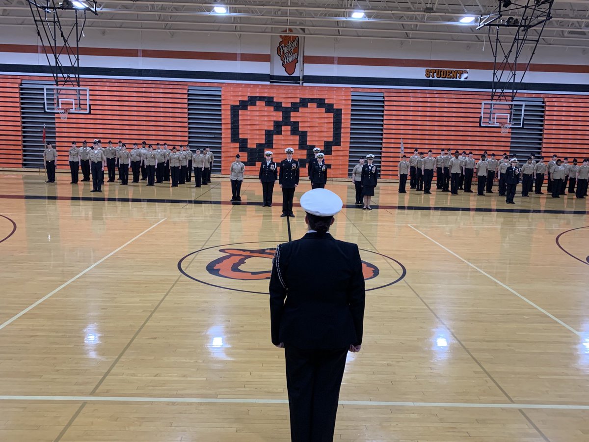 This morning’s NJROTC Annual Inspection was impressive. I want to encourage the incoming 8 th grade students to participate in this program so we can continue to grow it.