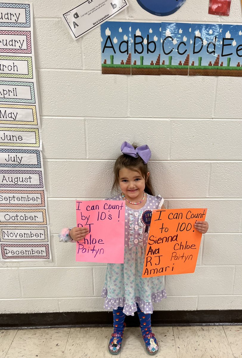 mbullock24's tweet photo. @EaglesSouthwest @MsBryant19 
Another Eagle baby can count by tens and ones to 100!!! Keep Watching as PreK4 grows into Kindergsrten!!!!! https://t.co/kcjeSWthtr