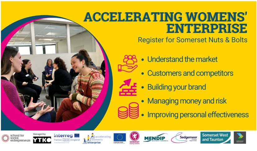 📢 Grow a social impact business in #Somerset and surrounding areas
Fully funded #BusinessSkills courses for women in #SocialEnterprise.
Apply by 8 March ➡️ orlo.uk/OwWH9