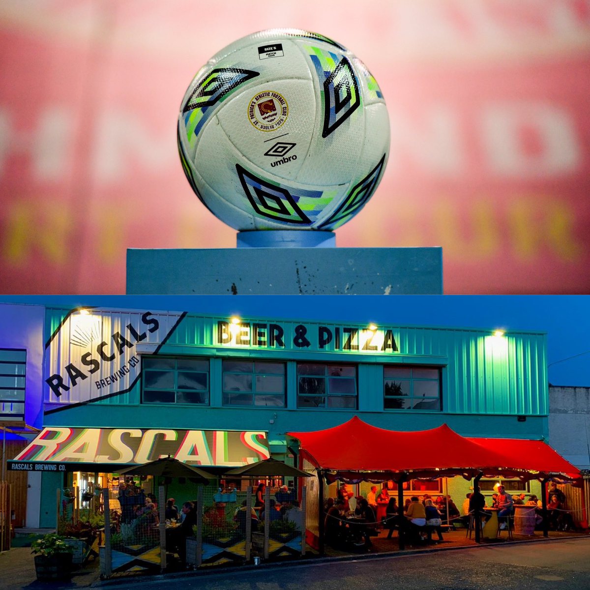 St Patrick's Athletic FC (@stpatsfc) on Twitter photo ❗️We’ve got a pair of tickets to giveaway for Friday’s sold out <a href="/LeagueofIreland/">League of Ireland</a> game vs Bohs plus a pizza & a pint for you & a mate at @rascalsbrewing before the game
To enter, hit RETWEET & tag a mate in the replies ⬇️
*You must be over 18 to enter
#StPatsFC #Saints2023 ⚽️ ❗️We’ve got a pair of tickets to giveaway for Friday’s sold out <a href="/LeagueofIreland/">League of Ireland</a> game vs Bohs plus a pizza & a pint for you & a mate at @rascalsbrewing before the game
To enter, hit RETWEET & tag a mate in the replies ⬇️
*You must be over 18 to enter
#StPatsFC #Saints2023 ⚽️