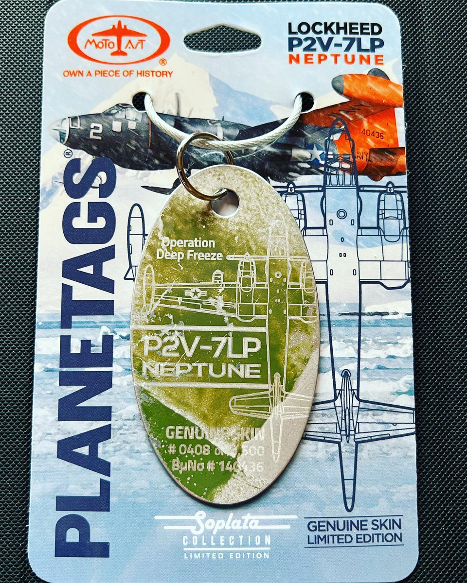 planetags's tweet photo. Shared by Dave (IG skyflydave)
--
Planetags Lockheed P2V-7LP Neptune of Operation Deep Freeze rescued from the Soplata property in Deep Freeze Green. Bit of a bicolor tag too. #planetags #showusyourplanetags #usnavy #navy #lockheed #lockheedneptune #lockheedp2vneptune #p2vneptune https://t.co/643KKuDPkE