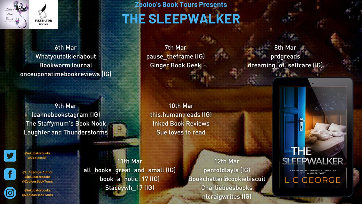 ZooloosBT's tweet photo. Review #pause_theframe
"Through the whole book you question everything you know and all the (way too many) things you donโt know."
โก๏ธ https://t.co/Mx5p7GoeIJ
@LauraGe0rge @inkubatorbooks
#TheSleepwalker #ZooloosBookTours https://t.co/OKwaJRDBFn