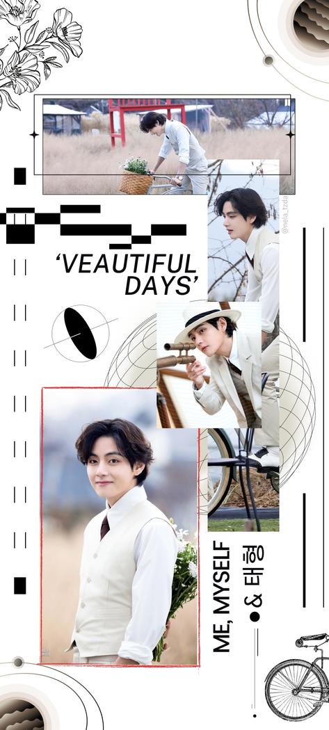 Nela_tzda's tweet photo. Me, Myself, and TaeHyung
‘Veautiful Days’ 🤴🏻
wallpaper • lockscreen 
📜 https://t.co/x6cXPMyt5m 
#BTS #Photo_Folio #V #뷔 #VeautifulDays #방탄소년단 #MeMyselfandTaeHyung https://t.co/74Y8pXmb33