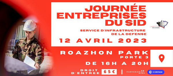 📅A vos agendas, le 12 avril prochain le service d’Infrastructures de la Défense organise une journée de rencontres avec les entreprises à Rennes !
📝Payant sur inscription, plus d’informations ici : bit.ly/3IZo5Cw