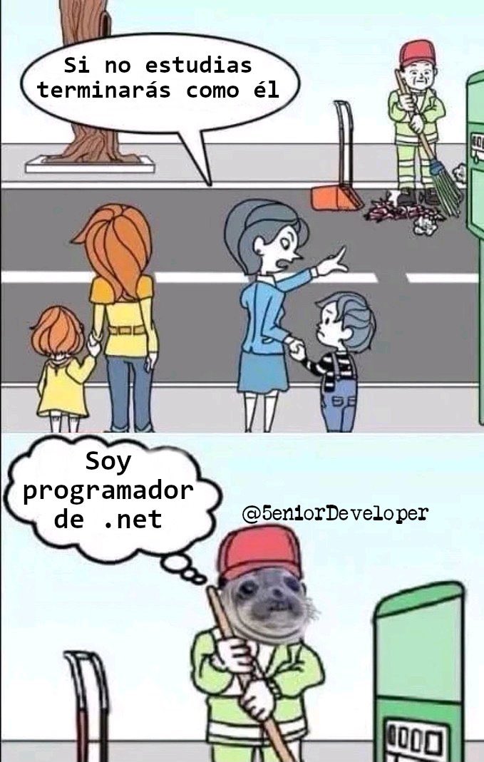 Ni los de .net se ofenden!