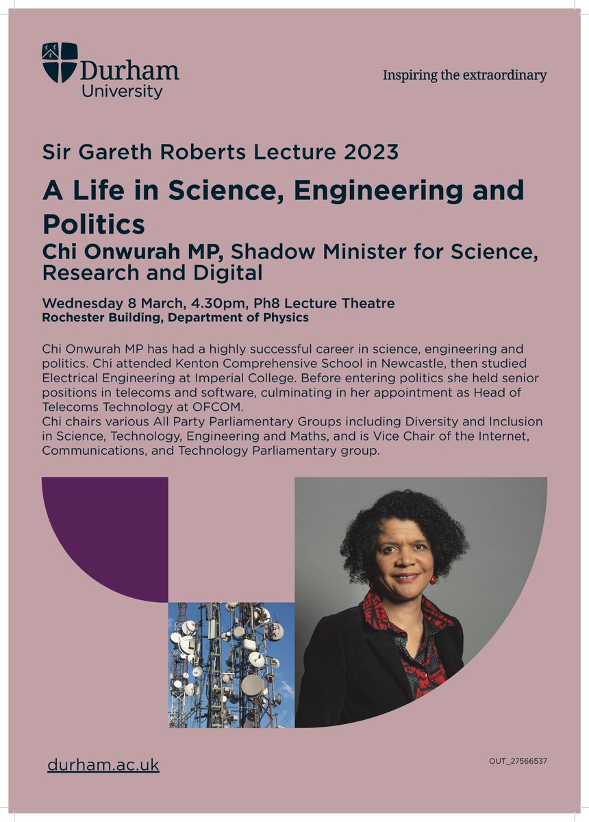 We are delighted to announce that the joint Physics-Engineering 2023 Sir Gareth Roberts Lecture will take place tomorrow in the Physics Department.