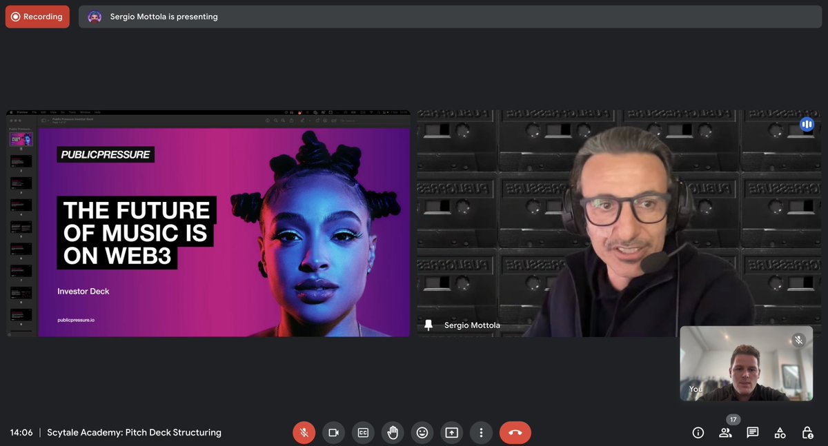 jake_blew1's tweet image. We were super lucky to have @mrsergiomottola , the Founder &amp;amp; President of @jointhepressure , run the first workshop for the #scytaleacademy 🥁🎶🎸🎧

@ScytaleVentures