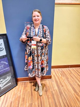 JCPS Library Media Services Department (@jcps_lms) on Twitter photo Kate Barrows <a href="/MsB_DuBoisLMS/">Kate Barrows</a> was awarded the Gretchen Niva Service Award for outstanding support of ELA & literacy from <a href="/KCTE_LA/">KCTE_LA</a>. Her dedication to the Ss <a href="/DuBoisAcademy/">DuBois Academy</a> is top notch and #JCPSlibraries <a href="/JCPSKY/">JCPS</a> are lucky to call her our own! <a href="/MonicaHunter15/">Principal Hunter</a> <a href="/JCPSLMSDrLynn/">JCPSLMSDr.Lynn</a> Kate Barrows <a href="/MsB_DuBoisLMS/">Kate Barrows</a> was awarded the Gretchen Niva Service Award for outstanding support of ELA & literacy from <a href="/KCTE_LA/">KCTE_LA</a>. Her dedication to the Ss <a href="/DuBoisAcademy/">DuBois Academy</a> is top notch and #JCPSlibraries <a href="/JCPSKY/">JCPS</a> are lucky to call her our own! <a href="/MonicaHunter15/">Principal Hunter</a> <a href="/JCPSLMSDrLynn/">JCPSLMSDr.Lynn</a>