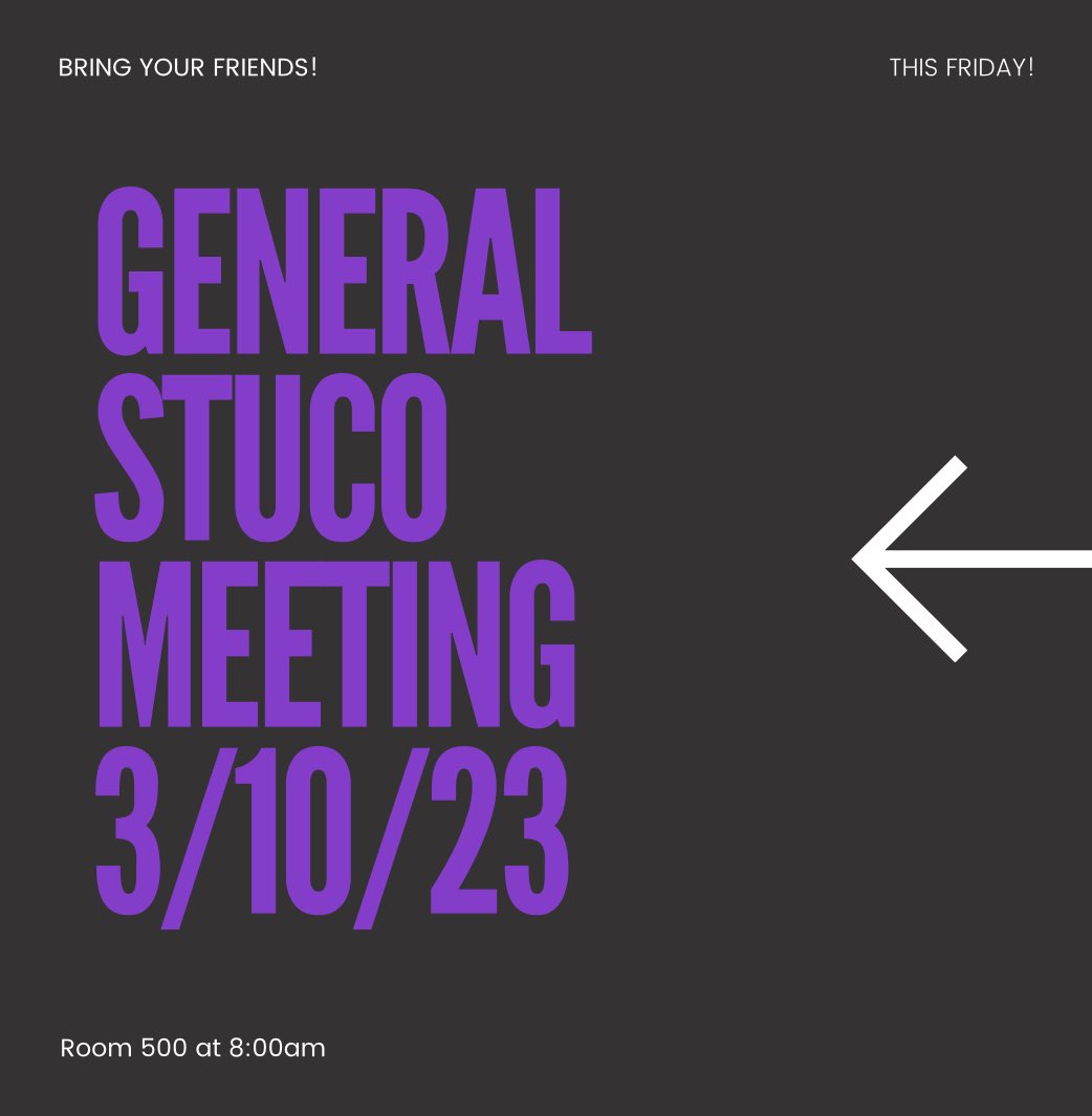 Join us this Friday for a general meeting!