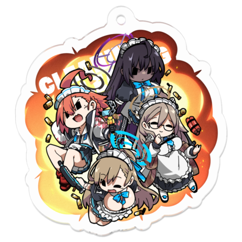 アスナ(ブルアカ) ,カリン(ブルーアーカイブ) ,美甘ネル(ブルアカ) 「ちなみにこんな感じエフェクトなしにするか悩んでるアクスタならエフェクトない方が僕」|だてめがね@Skebのイラスト