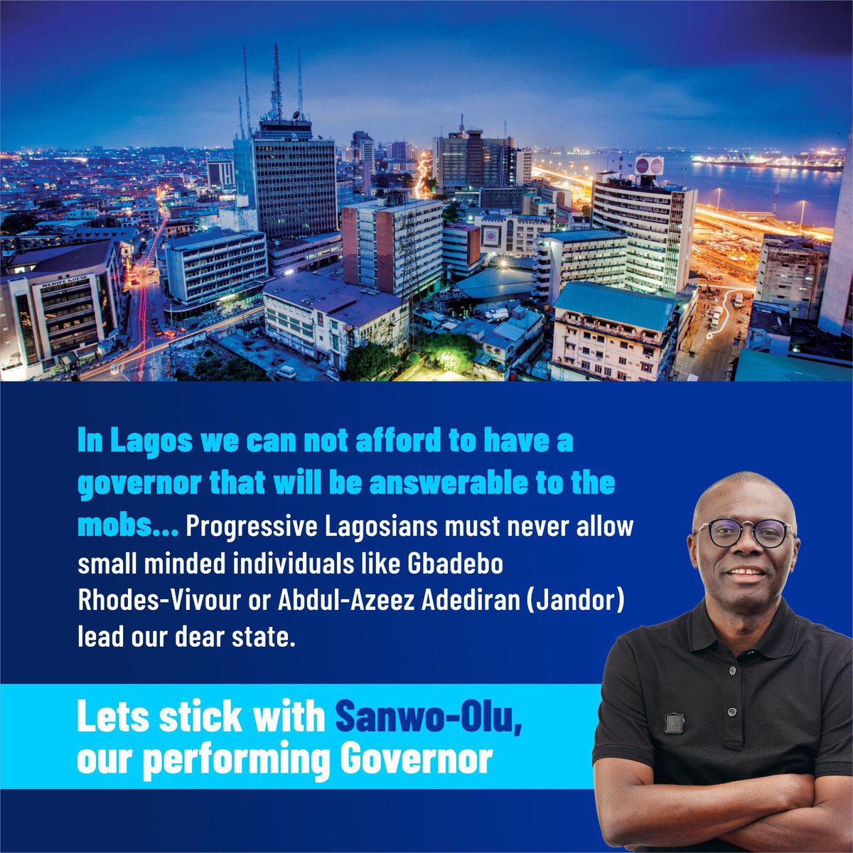 moore_ojo's tweet image. Lagos is a thriving megalopolis. 

We cannot afford to hand it over to those sympathetic to the devilish cause of those who visited carnage and pogrom on Lagos during the #EndSARSProtest