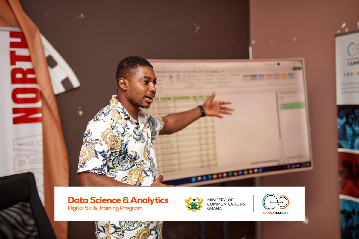 GhanaTechLab's tweet image. Today, the Data Science and Analytics Trainees at the GTL Campus dived into advanced data cleaning and transformation with Power Query and a comprehensive guide to data visualization and customer analytics.
#GhanaTechLab
#GTLBaseprogram
#DataScience