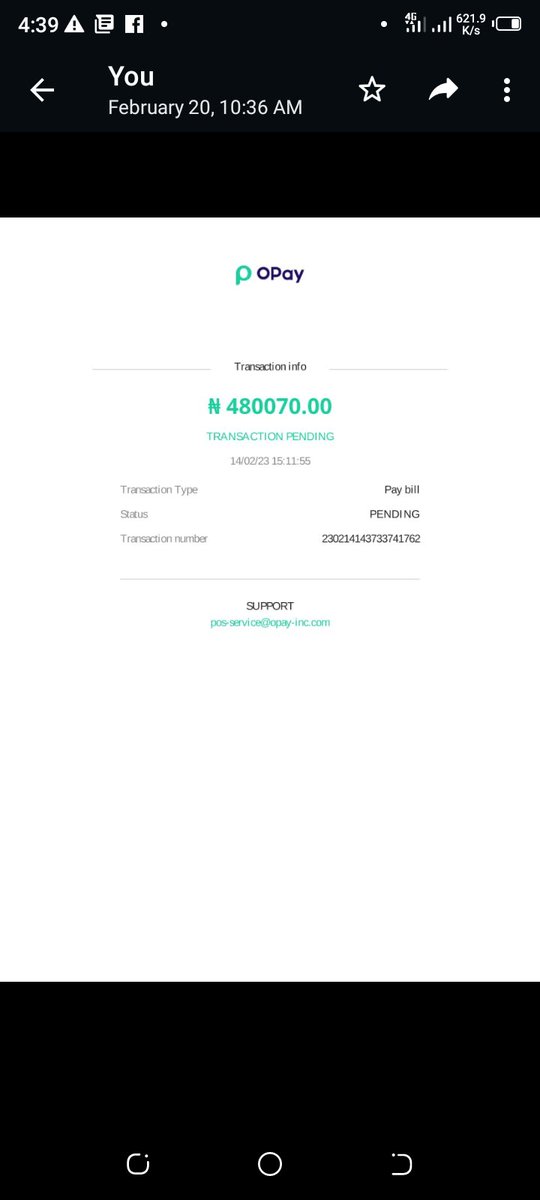 yolydigserv's tweet photo. @OPay_NG please I have completed severally without any response. I did 3 transactions since a month ago and still pending. #760k @cenbank https://t.co/PpY02S8Jdt