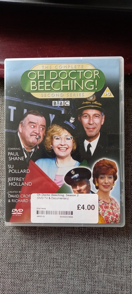 Great find at The Cex shop in Exeter! Can't wait to watch it!  @JeffHolland07 #ohdoctorbeeching