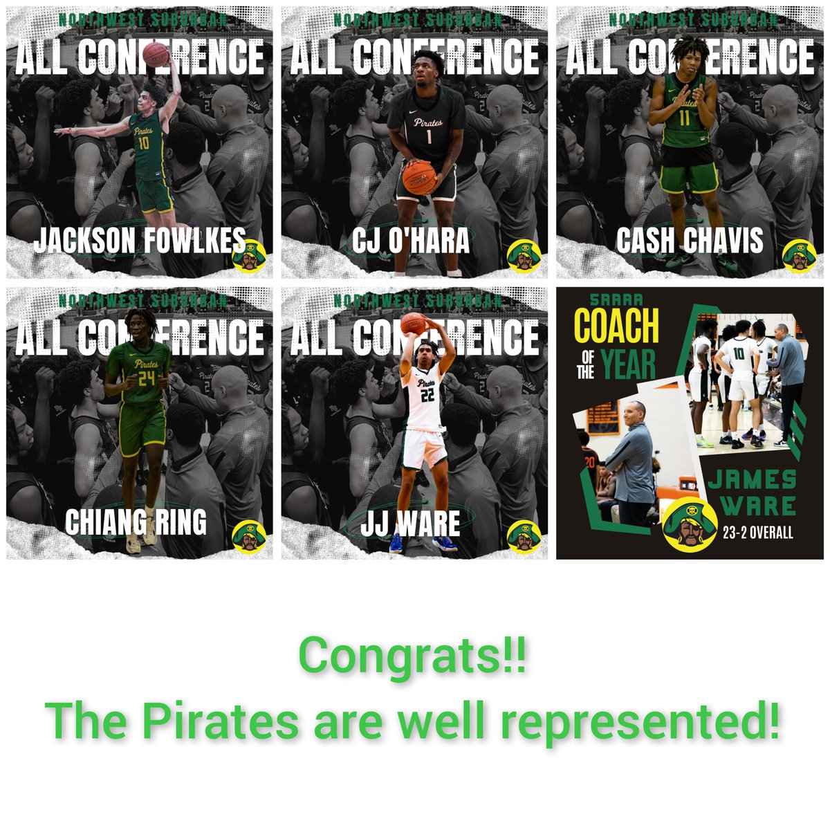 Congrats to all the Pirates on the season awards.
Well Deserved!!!