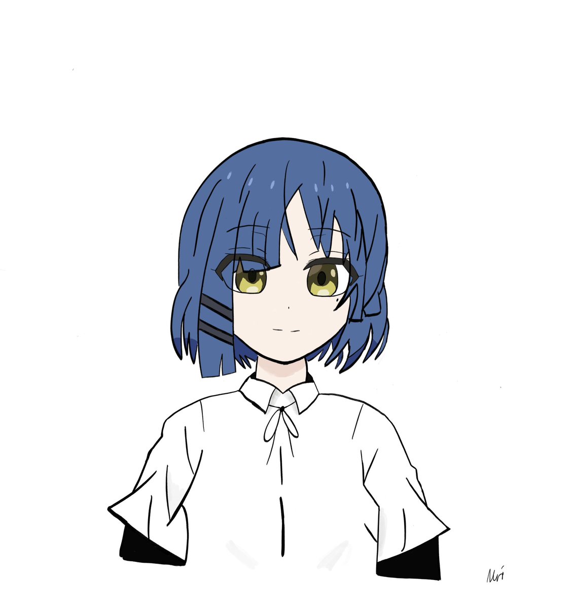 Negative2704's tweet photo. My first drawing, took me so long.

Character: Ryo Yamada

Anime: Bocchi the Rock!

#bocchitherock #BocchiTheRock #bocchi_the_rock #ryoyamada #hitorigotoh #ikuyokita #anime #AnimeArt #kessokuband #illustrationart #animefanart https://t.co/w73lfN87Dh