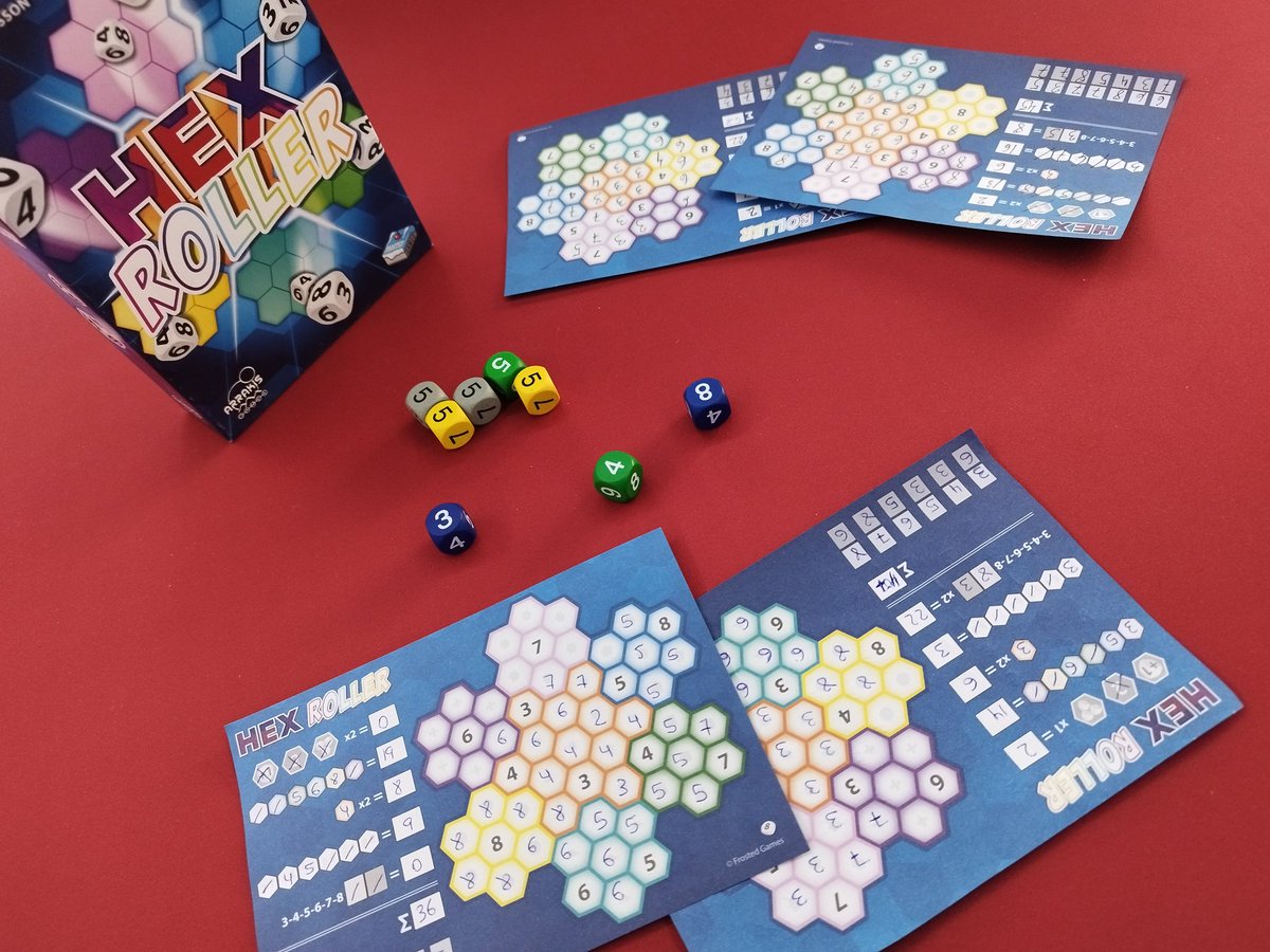 carmavi5's tweet photo. #HexRoller 📝🎲 un Roll&Write con reglas📕sencillas, rápido ⚡, estratégico y divertido 🤪. @ArrakisGames https://t.co/yHIviPKLat