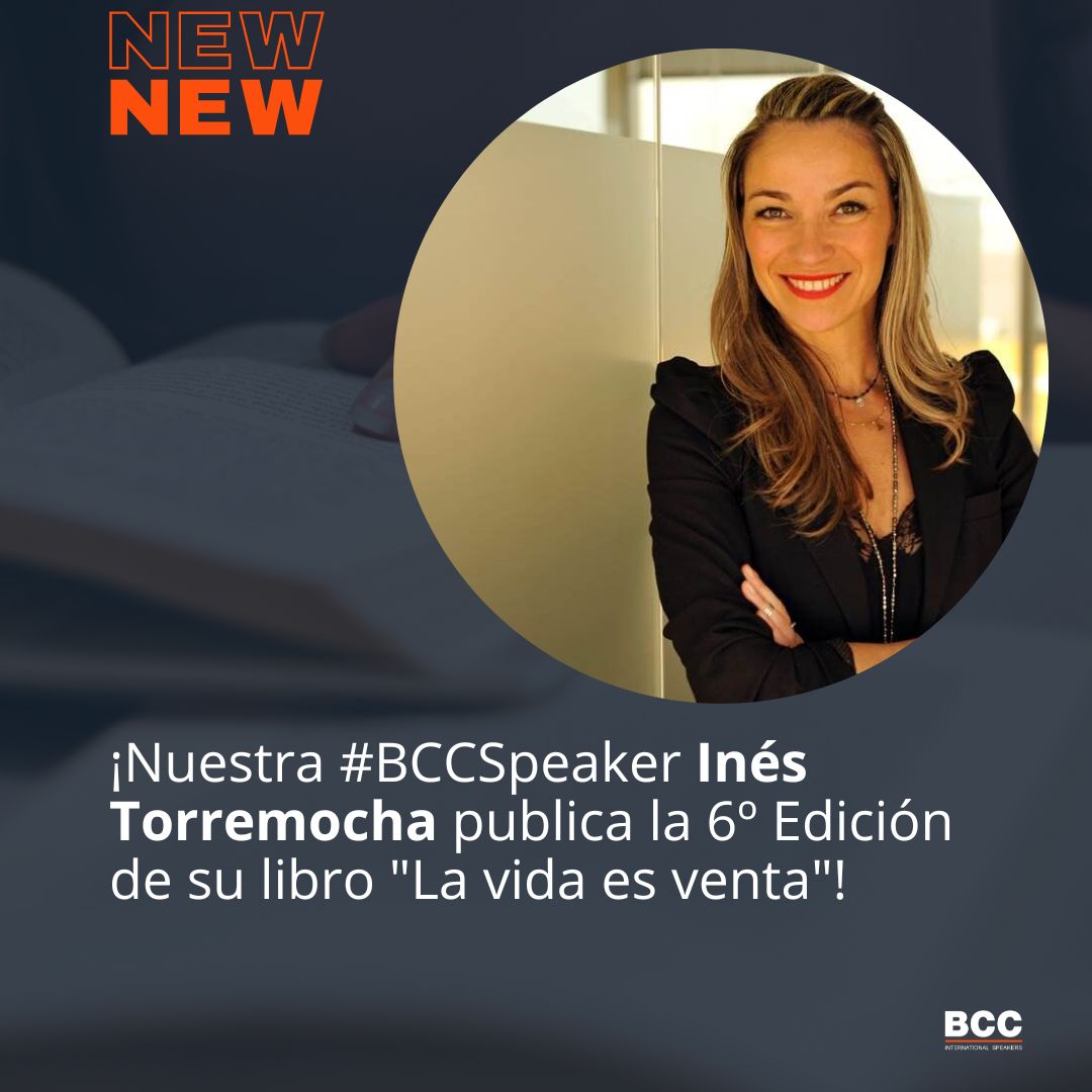 #SemanaDeLaMujer | Enhorabuena a nuestra #BCCSpeaker Inés Torremocha, experta en #inteligenciaemocional aplicada a la venta, por la 6º edición de su #libro “La vida es venta”. 

👏 Felices de acompañarte en todos tus logros. <a href="/torremocha10/">Inés Torremocha | Inteligencia Comercial</a> grupobcc.com/speakers/ines-…