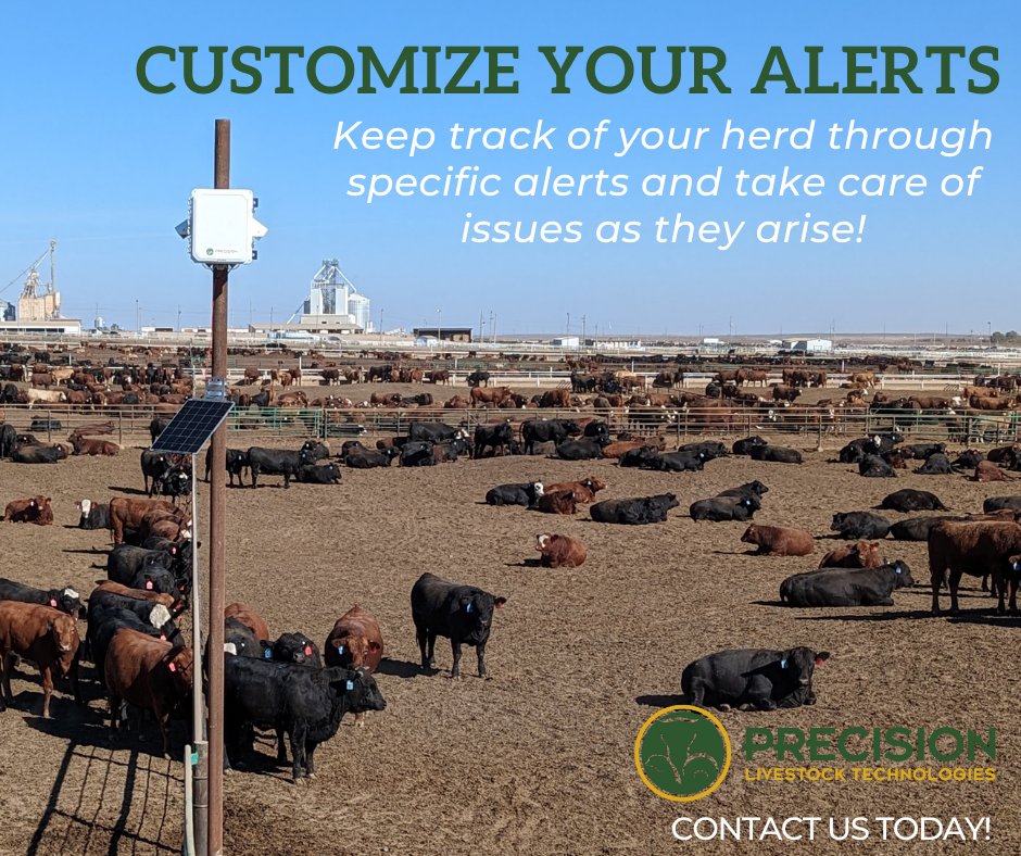 Create personalized alerts based on parameters YOU set according to pen or ration and automatically capture the events that keep your herd on track. Customizing alerts is a great way to make your goals more attainable and save labor.

precision-livestock.com/feeding

#agtwitter #agtech