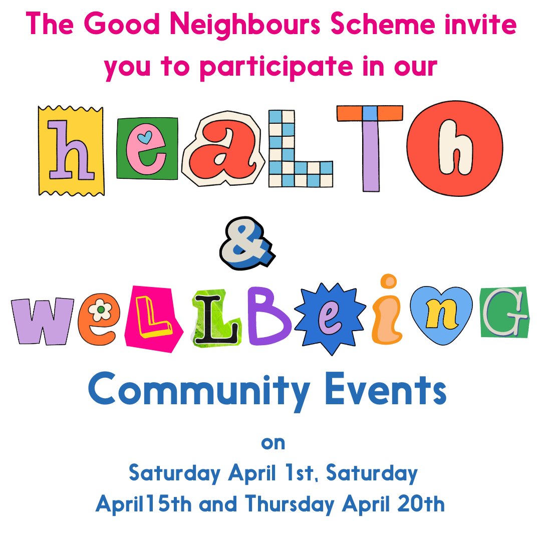 HOYD_Connect's tweet image. Are you an organisation who promotes health and well-being? Come participate in our Health and Well-being events in Canonbury, The Cally and King's Cross on April 1st, 15th and 20th! 

If you're interested, then contact Nicky by emailing nicky@helponyourdoorstep.com