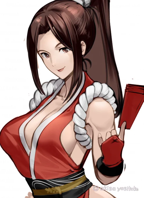 二時間ドロ 不知火 舞#格ゲーキャラ描こうぜ #KOF15 #KOFXV 