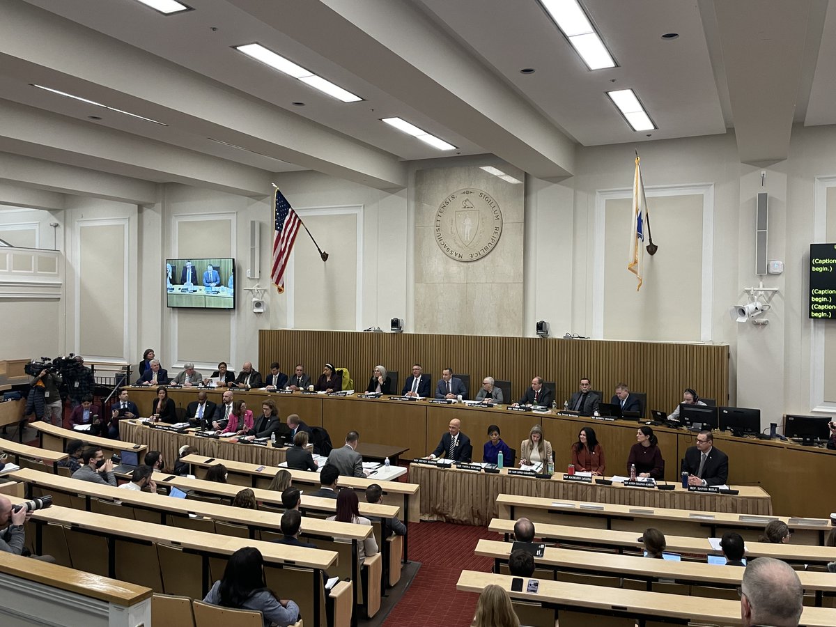 Happening Now: Tune in as the Joint Committee on Ways and Means begin the first hearings on the FY 2024 budget. malegislature.gov/Events/Hearing…